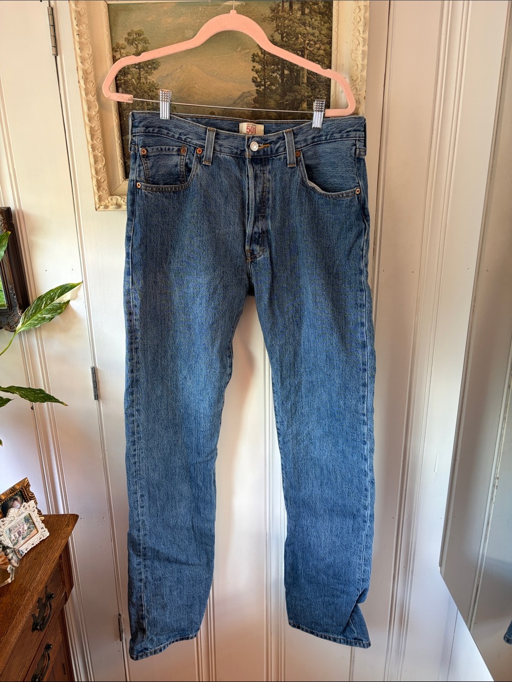 Levi's Blue Straight Jeans